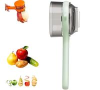 New with Box Storage Kitchen Special Fruitpeeler, Fruit and Vegetable Peeler with Storage Box, Double-Sided Stainless Steel Multi-Function Peelers Machine for Home Kitchen (Green)
