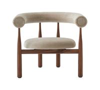 New Works Fauteuil lounge Bukowski Walnut. Rest 22