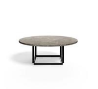 New Works Florence Table Basse Ø90 Marbre Gris Du Marais