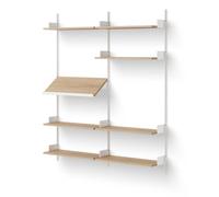 New Works Living Bibliothèque 1900 Chêne/Blanc