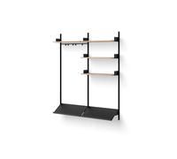 New Works New Works Armoire Etagère 3 Chêne/Noir