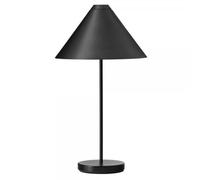 New Works [W] [W2404] Lampe de table portable Brolly, acier noir, aluminium, acier électro-plaqué