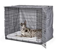 New World BCVR-54GY Housse de cage pour chien XXL, housse de protection conçue pour s'adapter aux modèles de cage pour chien Midwest Ginormous SL54 & SL54DD, , gris, 137,16 cm