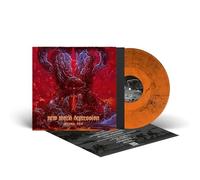NEW WORLD DEPRESSION - ABYSMAL VOID TRANSPARENT ORANGE AND BLACK MARBL - K72z