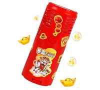 New Year and Machine | With Lights Electric Automatic Rechargeable Toy | Bubble Maker Party Favors | for Adults Kids Family Friends Boys Girls