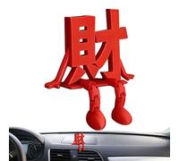 New Year Desk Decor -Year Of The Horse | Cai Character Seasonal Decoration | 2026 Horse Years Tabletop Crafts | For Bookcase Window Sill Bookshelf Display Cabinet Nightstand Study Bedroom Living Room