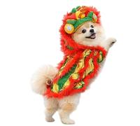 New Year Dog Costume - Kitten Dress Up Clothing, Spring Festival Cat Outfits, Puppy Role Play Apparel | Cute Pet Festive Garment for Parents Animal Lovers Photographers Parade Family Gatherings