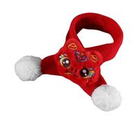 New Year Dog Scarves, Puppy Neck Warmer, Dogs Knit Scarf, Year of The Snake, Dog Costumes Winter, Pet Scarves Medium Large, Festive Dog Accessories, Warm Pet Scarves for Neck