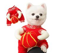 New Year Pet Costume, Lunar New Year Dog, Winter Pet Coat, Pet Clothes New Year, New Year Pet Costume With Lunar New Year Dog Cloth, Spring Festival Dress-Up And Pet Cosplay
