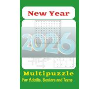New Year Puzzle Book: New Year, Sharp Mind | The Ultimate New Year’s Puzzle Collection | Multipuzzle Book with Word Search, Crosswords and Sudoku
