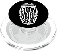 New Year Resolution? Grow More Beard Meme PopSockets PopGrip pour MagSafe