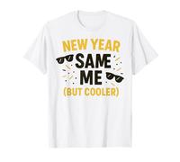 New Year, Same Me (But Cooler) - Funny Retro Vibes Vêtements T-Shirt