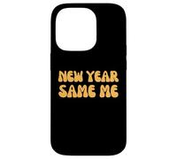 New Year Same Me Retro Funny Citation Coque pour iPhone 14 Pro