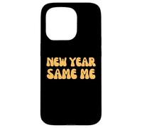 New Year Same Me Retro Funny Citation Coque pour iPhone 15 Pro
