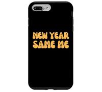 New Year Same Me Retro Funny Citation Coque pour iPhone 7 Plus/8 Plus