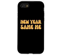 New Year Same Me Retro Funny Citation Coque pour iPhone SE (2020) / 7/8