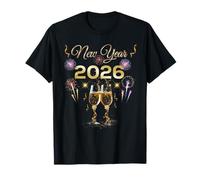 New Years Eve Party Fun 2026 Happy New Year Fireworks Luxury T-Shirt