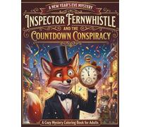 New Year's Mystery: Inspector Fernwhistle and the Countdown Conspiracy: A Whiskerville Mystery - An Interactive New Year's Eve Coloring Book for Adults Featuring 83 Pages of Coloring Pages and Story