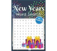 New Years Word Search Puzzle Book: New Years Word Search Puzzle Book: Word Searches with Easy to Read Print about New Year, Christmas or New Years ... Gift for Vacations, Holidays and Free Times