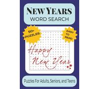 New Years Word Search Puzzle Book: Word Searches With Easy to Read Print About New Years, Celebrations, Resolutions and More | 6x9 Inches, 110 Pages | ... Gift for Vacations, Holidays and Free Time