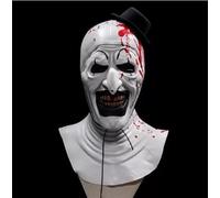 NEW-YIJUNSHUN Masque de clown pour adulte - Masque de clown - Masque de terreur effrayant le tueur - Masque de joker pour Halloween et cosplay