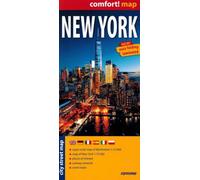 Comfort Map – Carte des rues de New York (Nowy Jork) – 1:75 000, 1:15 000 – grand format laminée