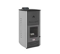 New York 22 Kw Hydro - PACK POÊLE + Kit de raccordement pour poêle hydro à mur - gris