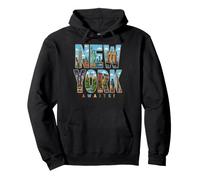 New York Attend NYC Iconic Landmarks Voyage Skyline Souvenir Sweat à Capuche