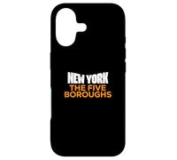 New York - Bold Urban Graffiti Aesthetic Backprint Coque pour iPhone 17
