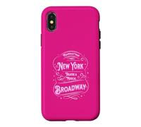 New York Broadway Show America Musical Theatre, États-Unis Coque pour iPhone X/XS