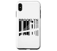 New York Brooklyn Bridge Vintage City Skyline NYC NY Coque pour iPhone XS Max