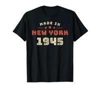 New York City 1945 Année de Naissance Style Rétro T-Shirt