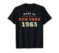 New York City 1963 Année de Naissance Style Rétro T-Shirt