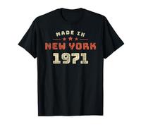 New York City 1971 Année de Naissance Style Rétro T-Shirt