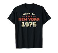 New York City 1975 Année de Naissance Style Rétro T-Shirt