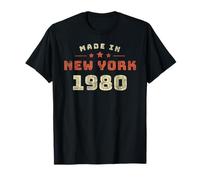New York City 1980 Année de Naissance Style Rétro T-Shirt