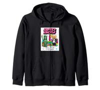 New York City Baby Statue of Liberty Skyline Sketch Cartoon Sweat à Capuche