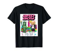New York City Baby Statue of Liberty Skyline Sketch Cartoon T-Shirt