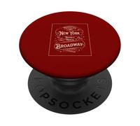 New York City Broadway NYC Théâtre Musical Ville Touristique PopSockets PopGrip Adhésif