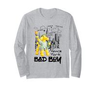 New York City Dog Poodle Statie of Liberty Graphic Designs Manche Longue