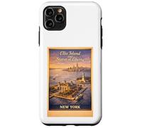 New York City Ellis Island Statue de Voyage aérienne Liberty Coque pour iPhone 11 Pro Max