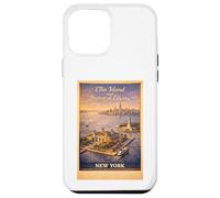 New York City Ellis Island Statue de Voyage aérienne Liberty Coque pour iPhone 12 Pro Max