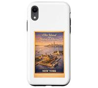 New York City Ellis Island Statue de Voyage aérienne Liberty Coque pour iPhone XR