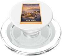 New York City Ellis Island Statue de Voyage aérienne Liberty PopSockets PopGrip pour MagSafe