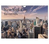 New York City favorites / UK-Version (Wall Calendar 2026 DIN A4 landscape), CALVENDO 12 Month Wall Calendar: This calendar presents the "Big Apple" at its best