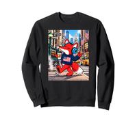 New York City Fox Music Street Travel Art Sweatshirt