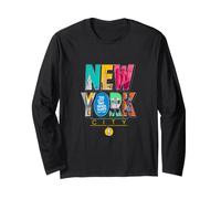 New York City Graphic NYC The City That Never Sleeps Manche Longue