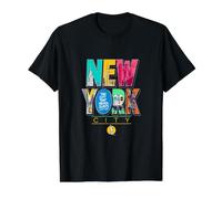 New York City Graphic NYC The City That Never Sleeps T-Shirt Graphique avec Valeur
