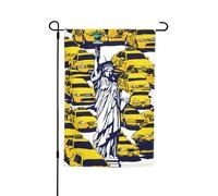 New York City Imprimé Jardin Cour Vacances Fête Mariage Extérieur Décor À La Maison Porche Ferme Drapeau Saisonnier Extérieur