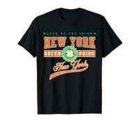 New York City Irish Green Pride Retro Trèfle St Patrick T-Shirt